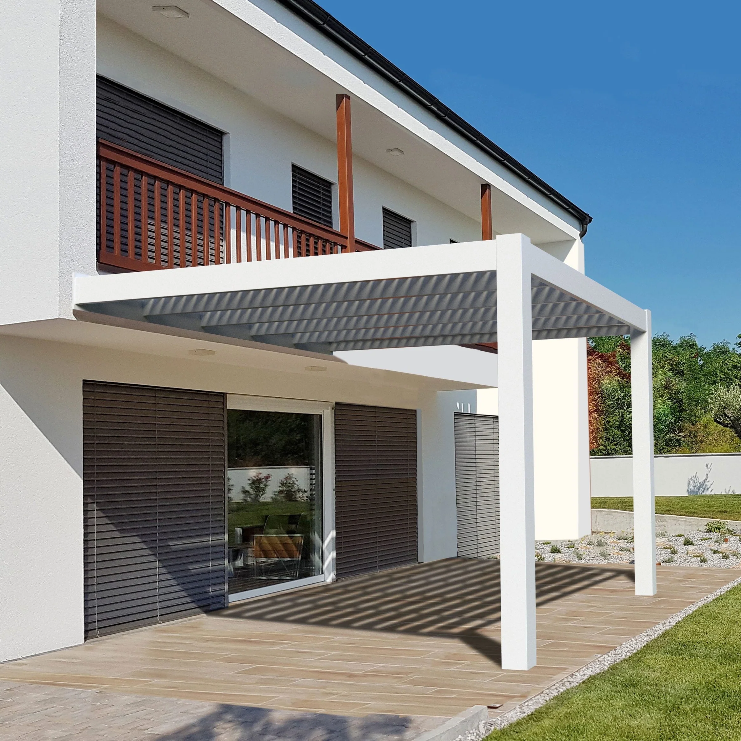 Attached Pergolas Miami.