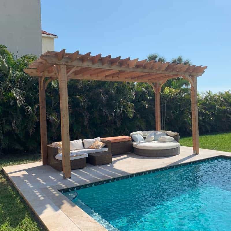 Freestanding Pergolas Miami.