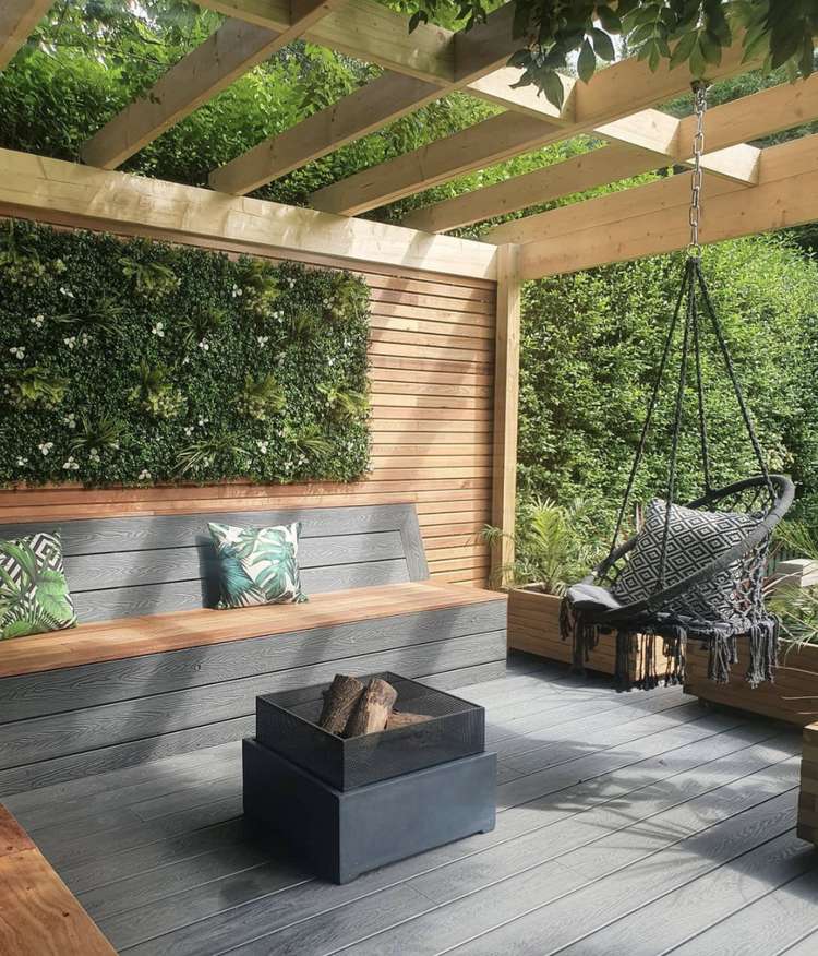 Pergolas with Built-In Seating Miami.