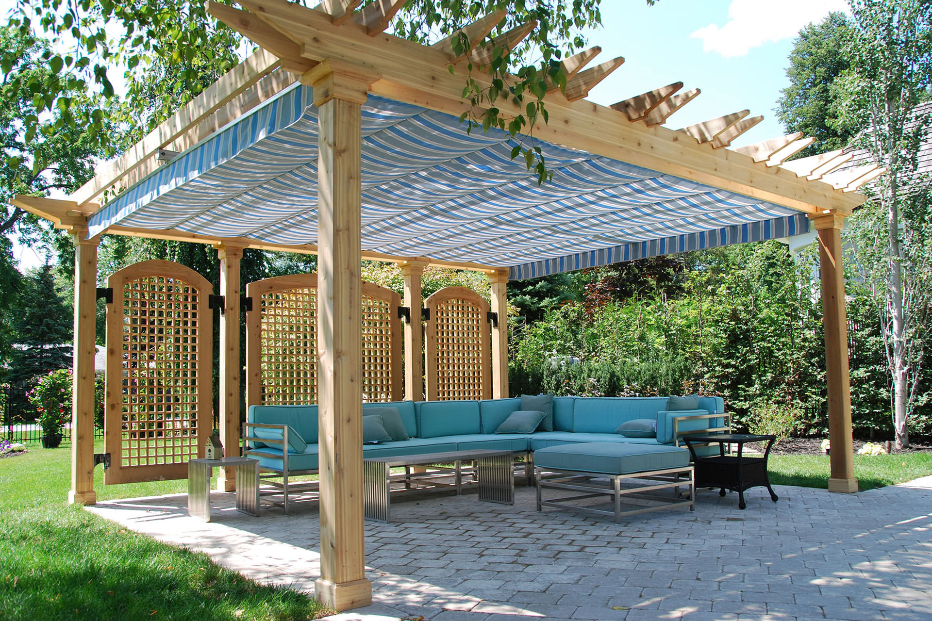 Retractable Pergola Canopies Miami